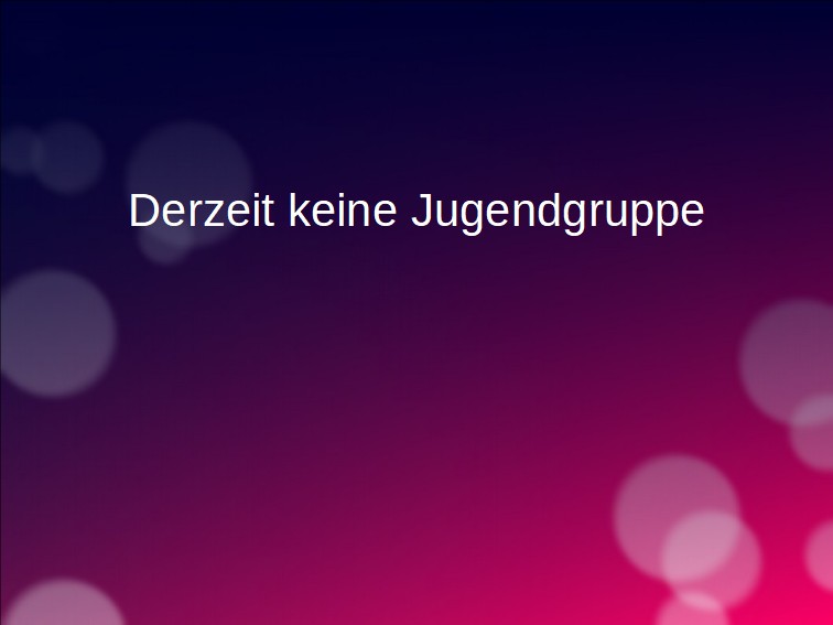 Jugendgruppe Termine